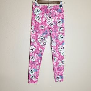 Abstract floral leggings